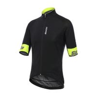 Santini Beta 2.0 Short Sleeve Wind Jersey - Black - M