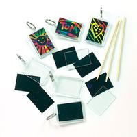 Scratch Art Keyrings (Pack of 24)