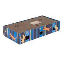 Scratch and Play Cardboard Cat Furniture - 45.5 x 24 x 9.3 cm (L x W x H)