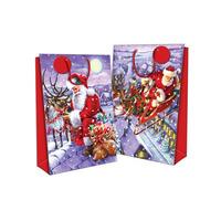 Seasons Greetings Super Jumbo Gift Bags - Traditional Santa