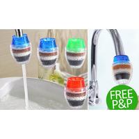 Set of Two Universal Natural Ingredient Faucet Filters - Free P&P