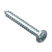 Self-Tapping Screw Pozi Pan Head ZP 3/4in x 8 Forge Pack 30