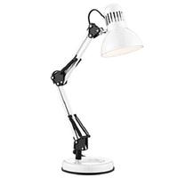 Shiny White Hobby Table Lamp