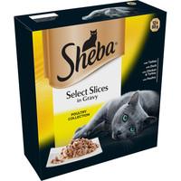 Sheba Select Slices Succulent Selection Trays Adult Cat Food