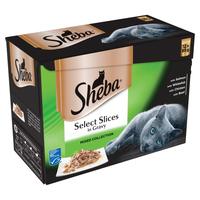 Sheba Pouch Select Slices Mixed Collection In Gravy Adult Cat Food