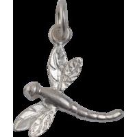 Silver Dragonfly Charm