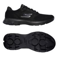 Skechers Go Walk 4 Lace Up Mens Walking Shoes - Black, 8.5 UK