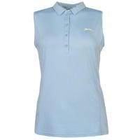 Slazenger Sleeveless Golf Polo Shirt Ladies