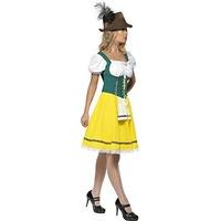 Smiffy's Adult Women's Oktoberfest Costume, Dress with Attached Apron, Around the World, Serious Fun, Size: XL, 41160