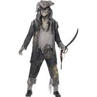 Smiffy's Ghost Pirate Adult Fancy Dress Costume