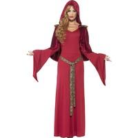 Smiffy's Adult Women's High Priestess Costume, Dress, Attached Belt And Hooded