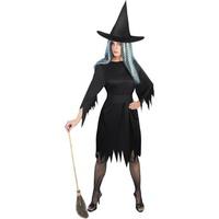 Smiffy's Adult Women's Spooky Witch Costume, Dress, Belt And Hat, Legends Of