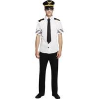 Smiffy's Adult Men's Fever Mile High Costume, Hat, Shirt And Tie, Uniforms,