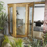 Solid Hardwood External Slide and Fold Door H 2105mm x W 2105mm x D 44mm