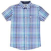 SoulCal Short Sleeve Check Shirt Junior Boys