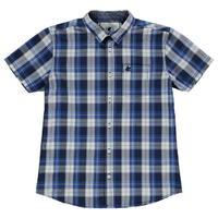 SoulCal Short Sleeve Check Shirt Junior Boys