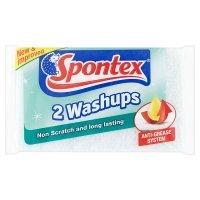 Spontex 2 Washups Non Scratch