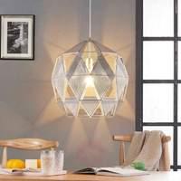 Special pendant light Janina in silver