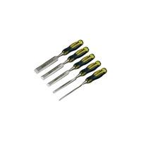 Stanley 2-16-269 FatMax Bevel Edge Chisel With Thru Tang Set Of 5