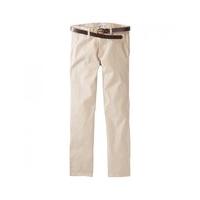 Straight Fit Belted Chinos