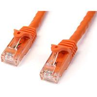 StarTech N6PATC1MOR 1m Orange Snagless Cat6 UTP Patch Cable - ETL ...