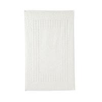 Supreme Turkish Cotton Bath Mat (1 + 1 FREE), White, Cotton