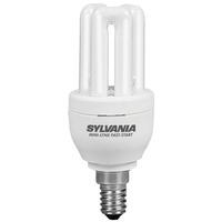 Sylvania Mini-Lynx 8W Fast Start - Cool White (E14/SES)