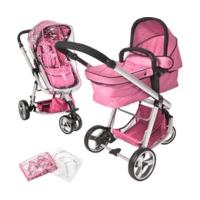 TecTake 3 in 1 Combi Pink