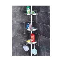 Telescopic Bathroom Shelving, Aluminium