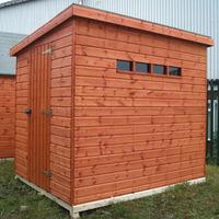 TGB 8ft x 8ft (2.44m x 2.44m) Security 19mm Loglap Shed