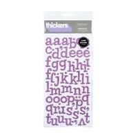 Thickers Lavender Glitter Letter Stickers