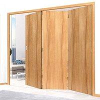 Thrufold Arcos Oak 3+0 Folding Door - Prefinished