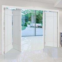 Thrufold Lyric White 2+2 Folding Door