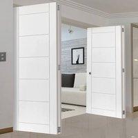 Thrufold Apollo White 2+2 Folding Door