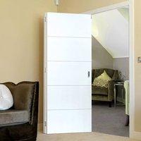 Thrufold Adelphi White 2+0 Folding Door