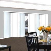 Thrufold Novello White 3+3 Folding Door