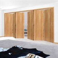 Thrufold Arcos Oak 3+3 Folding Door - Prefinished