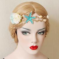 The Starfish Flowers Shells Headdress Decoration