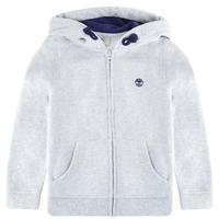 TIMBERLAND Children Boys Logo Hooded Zip Sweatshirt