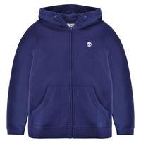 TIMBERLAND Children Boys Logo Hooded Zip Sweatshirt