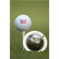 Tin Cup Ball Marker - Stars and Stripes