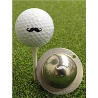 Tin Cup Ball Marker - Stache