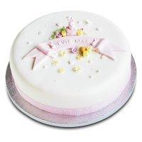 Toys Christening Cake - Pink Bunny - Fruit (25cm)