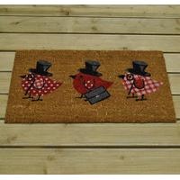 Top Hat & Feather Tails Coir Doormat by Gardman