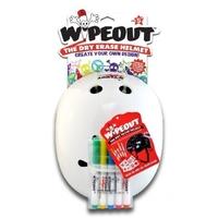 Triple 8 Kids Wipeout Helmet - White