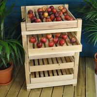 Traditional Wooden Apple Storage Rack (5 Drawer) by Selections