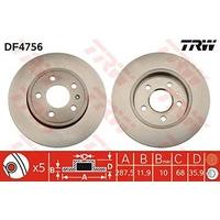 TRW DF4756 Brake Disc