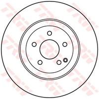 TRW DF7351S Brake Disc