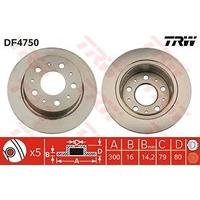 TRW DF4750 Brake Disc