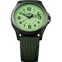 Traser H3 Watch Officer Pro Gun Metal Lime Rubber